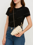 Grape-Shaped Crystal Evening Bag