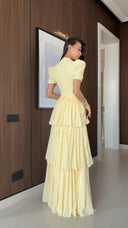 Retro Princess Multi-Layer Maxi Cake Dress