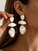 Statement Resin Drop Earrings