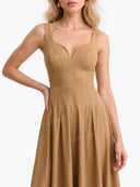 Minimalist Slim Sling Maxi Dress