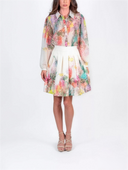 Vibrant Floral Print Two-Piece Set