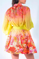 Vibrant Flower Two-Piece Set