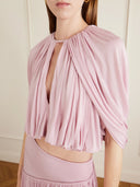 Blush Drape Skirt
