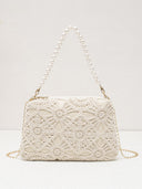 Hollow Crochet Lace Evening Clutch Bag