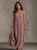 Minimalist Loose Knit Maxi Dress