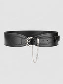 Vintage Buckle Chain Detail Waist Belt