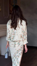 Bohemian Serenity Floral Two-Piece Set