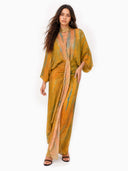 Kimono-Style Printed Dress