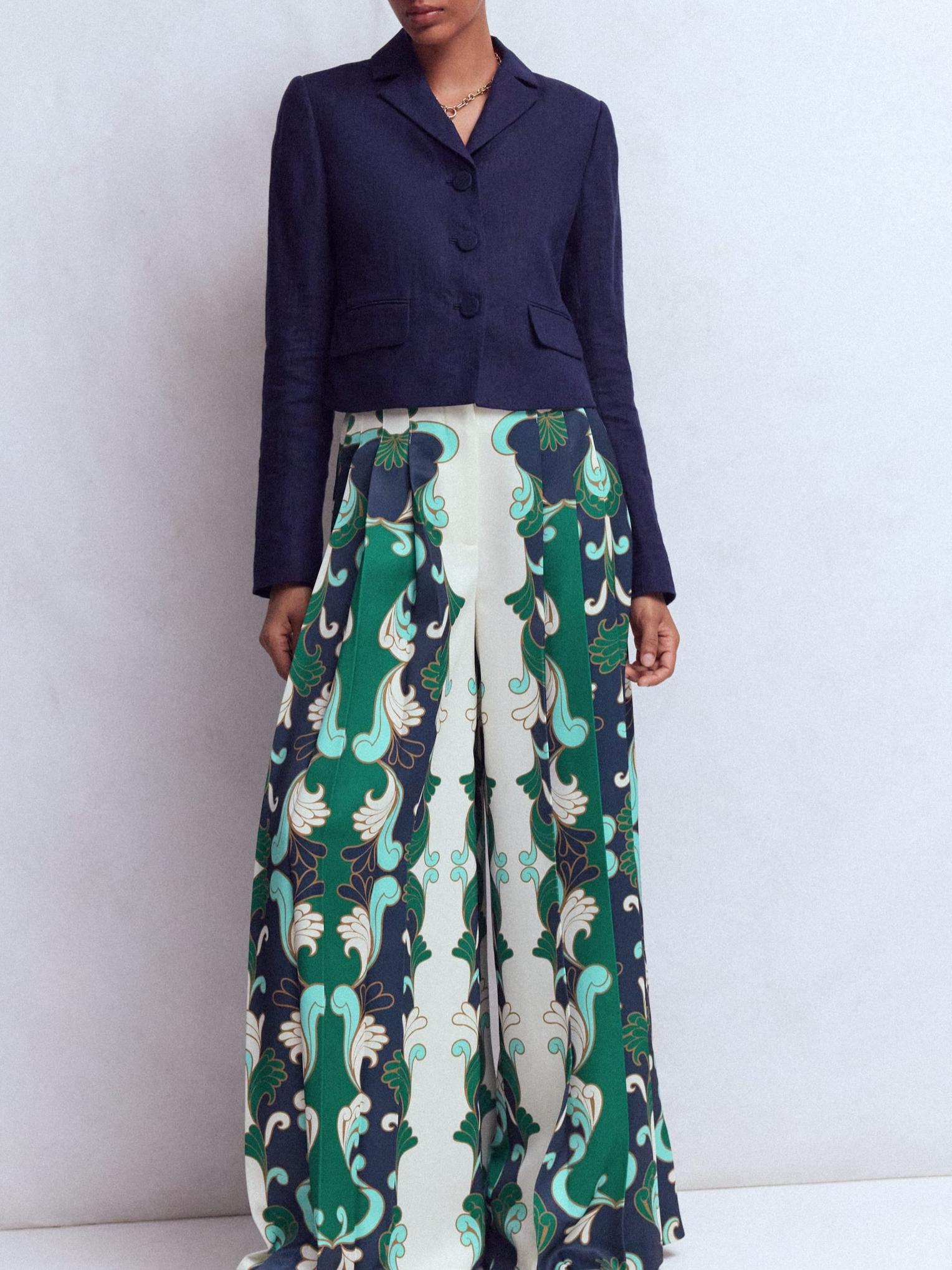 Baroque Print Two-Piece Set