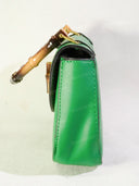 Retro Bamboo Top Handle Bag