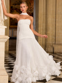 Petal Design Maxi Dress