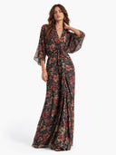 Kimono-Style Printed Dress-4