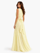 Casual Plunge V-Neck Sleeveless Flowy Maxi Dress