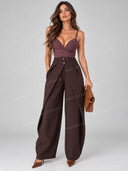 Tailored Blazer & Balloon Leg Pants Two Piece Set