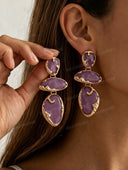 Statement Resin Drop Earrings