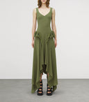 Elegant Asymmetric Maxi Dress