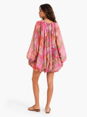 Playful Art Print Bubble Mini Dress