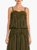 Sexy Lace Spaghetti Strap Mesh Maxi Dress