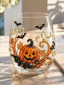 3D Halloween Decorative Glass
