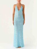 Elegant sequin maxi dress