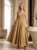 Minimalist Slim Sling Maxi Dress