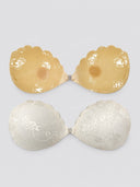 Floral Lace Push Up Bra Inserts