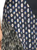 Elegant Floral Print Asymmetric Pleated Maxi Dress
