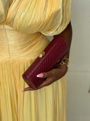 Elegant Pleated V-Neck Cape Sleeve Maxi Dress