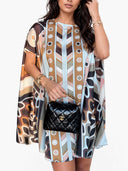 Geometric Print Mini Dress