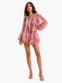 Playful Art Print Bubble Mini Dress