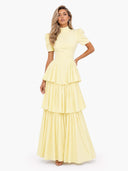 Retro Princess Multi-Layer Maxi Cake Dress