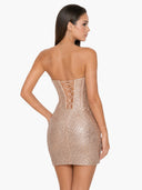 Elegant Sequin Bodycon Mini Dress