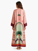Mystic Palm Printed Maxi Dress