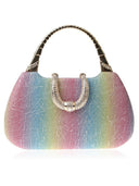Elegant Shimmer Mini Evening Handbag