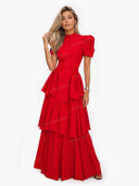 Retro Princess Multi-Layer Maxi Cake Dress