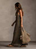 Minimalist Loose Knit Maxi Dress