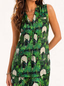 Tropical Landscape Print Two-Piece Set