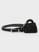 Mini Suede Bag Charm Belt