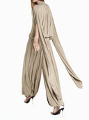 Unique Cape Sleeve Top & Balloon Pants Set