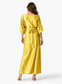 Elegant Pleated Long Dress Two-piece Set